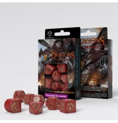 Série de 7 dés RPG Dragon QWorkshop