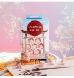 Série de 7 dés RPG Japonais QWorkshop