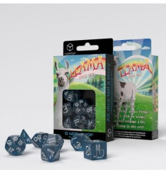 Série de 7 dés RPG Lama QWorkshop