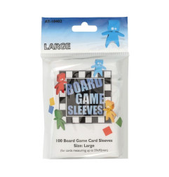 BOARD GAME SLEEVES : LARGE 59X92MM (x100)