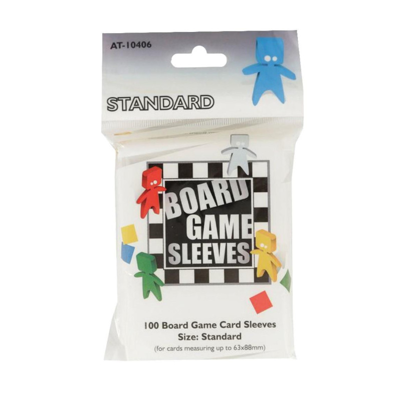 BOARD GAME SLEEVES : STANDARD 63X88MM (x100)