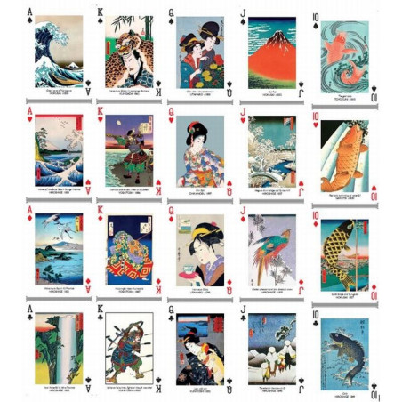 Cartes Piatnik - Estampes Japonaises