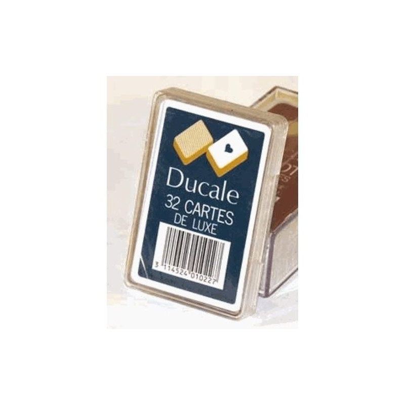 Jeu de 32 cartes Belote Ducale (Boite Cristal)