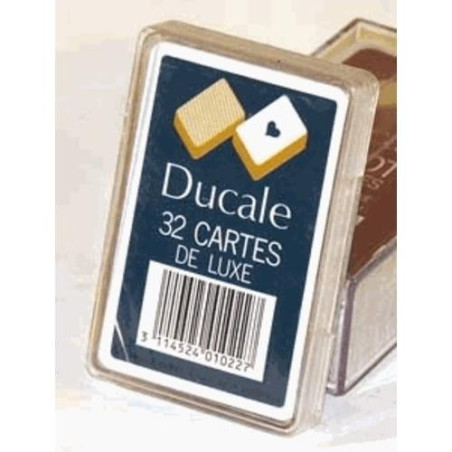 Jeu de 32 cartes Belote Ducale (Boite Cristal)