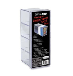 Boîte plastique 4 compartiments Ultra PRO