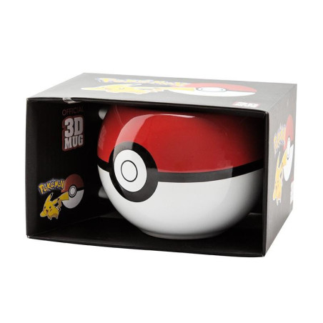 Mug Pokémon 3D Pokeball 400ml