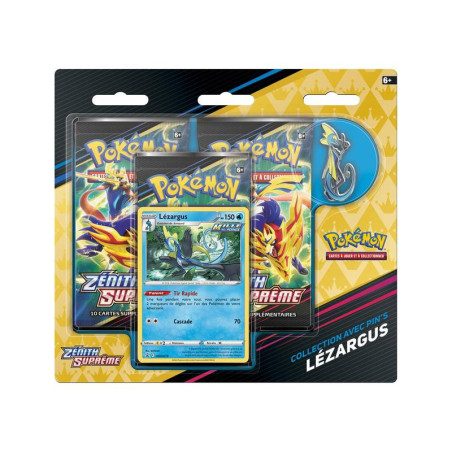 Pokémon Zénith Suprême : Coffret 3 boosters Pin's