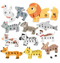 Mes Premiers Mots : Assemble les Animaux