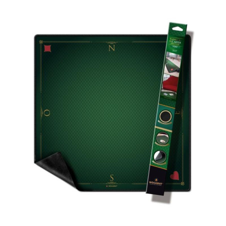 WOGAMAT - Tapis de cartes Prestige Vert 60x60cm