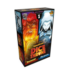 Dice Throne S1 - 1. Barbare VS Elfe Lunaire