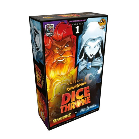Dice Throne S1 - 1. Barbare VS Elfe Lunaire