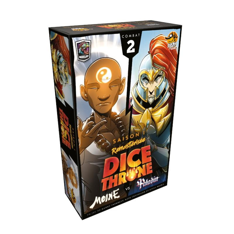 Dice Throne S1 - 2. Moine VS Paladin
