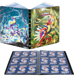 Pokemon : Portfolio A4 9 cases Ecarlate et Violet