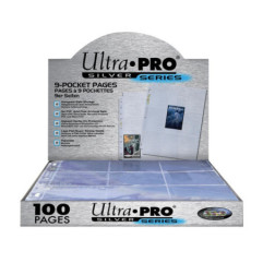 Pochette Ultra-Pro 9 Cartes Silver (x100)