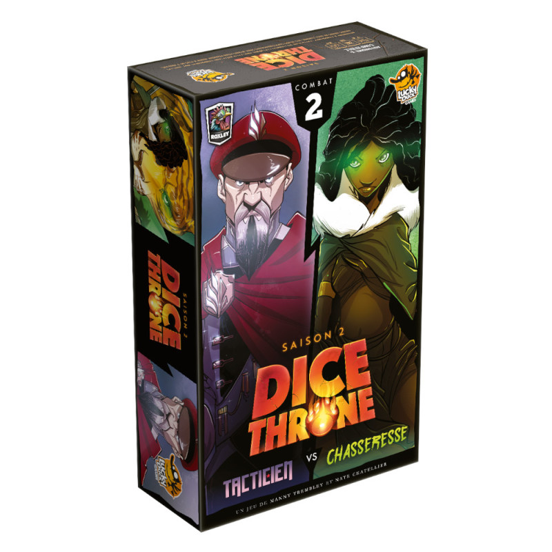 Dice Throne S2 - 2. Tacticien vs Chasseresse