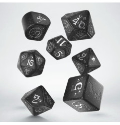 Série de 7 dés RPG Modernes Chat Waffle QWorkshop