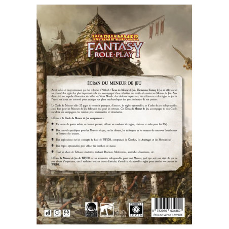 Warhammer JDR - Ecran du meneur de jeu