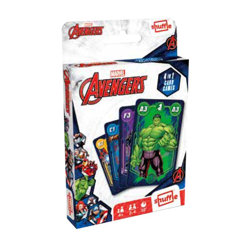 Jeu des 7 familles - 4 en 1 - Marvel Avengers