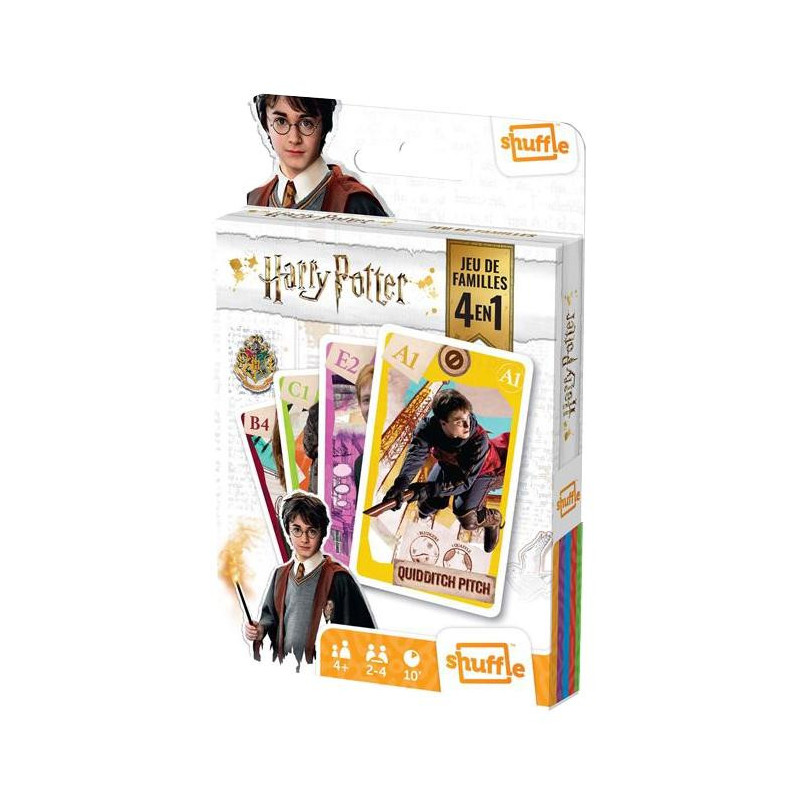 Jeu des 7 familles - 4 en 1 - Harry Potter
