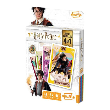 Jeu des 7 familles - 4 en 1 - Harry Potter