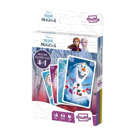 Jeu des 7 familles - 4 en 1 - La Reine des Neiges