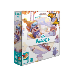 Puzzle+ 70p : Loki fait de la Luge