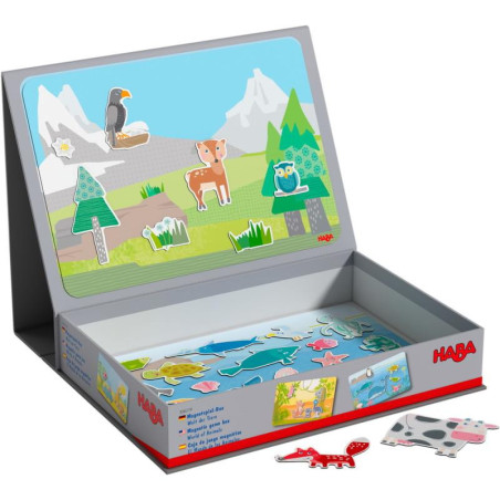Boîte de jeu magnétique Monde des animaux
