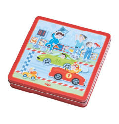 Boîte de jeu magnétique Petits Bolides