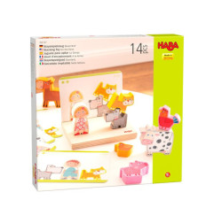 Jeu à empiler 3D A la ferme