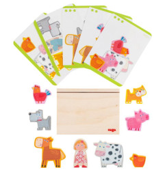 Jeu à empiler 3D A la ferme
