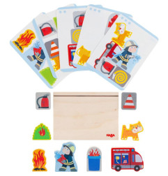 Jeu à empiler 3D Pompiers