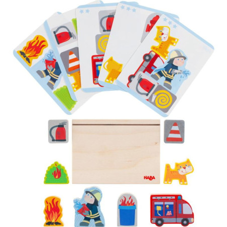 Jeu à empiler 3D Pompiers
