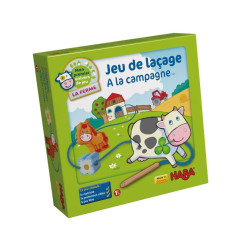 Jeu de laçage à la campagne