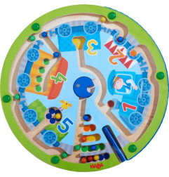 Jeu magnétique Le petit train de billes