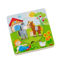 Puzzle en bois Monde de la Ferme
