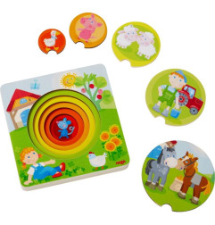 Puzzle en bois Monde de la Ferme