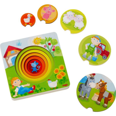 Puzzle en bois Monde de la Ferme
