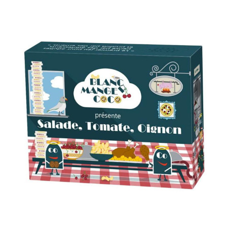 Blanc Manger Coco : Salade, Tomate, Oignon (ext.)