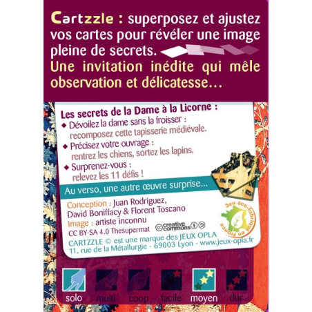 Cartzzle - La dame à la licorne