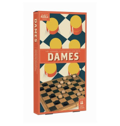 Jeu de Dames pliable 25cm