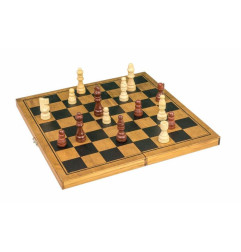 Jeu d'échecs pliable 25cm